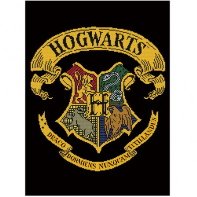 Imagen cuadro  hogwarts crest  - pintura con diamantes