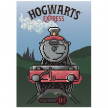 CUADRO HOGWARTS EXPRESS HARRY POTTER - PINTURA CON DIAMANTES