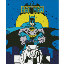 CUADRO BATMAN - PINTURA CON DIAMANTES