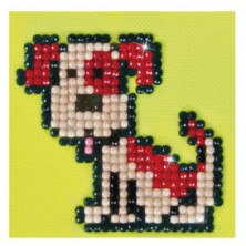 PINTURA CON DIAMANTES DIAMOND DOTZ FIDO CACHORRO PIXELADO