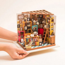imagen 4 de casa en miniatura sam s study room escala 1:24