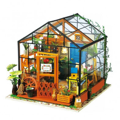 Imagen casa en miniatura kathy s green house escala 1:24
