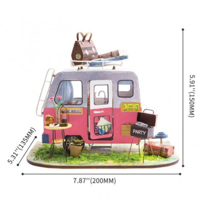 imagen 3 de casa en miniatura happy camper escala 1:24