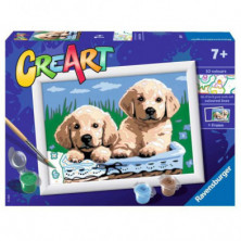 Imagen creart perros retriever serie e ravensburger