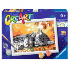 Imagen creart gatitos en otoño serie e ravensburger