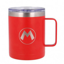 Imagen taza acero inoxidable termo 380ml super mario