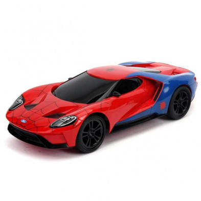 Coche radio control spiderman ford gt 2017 1:16 