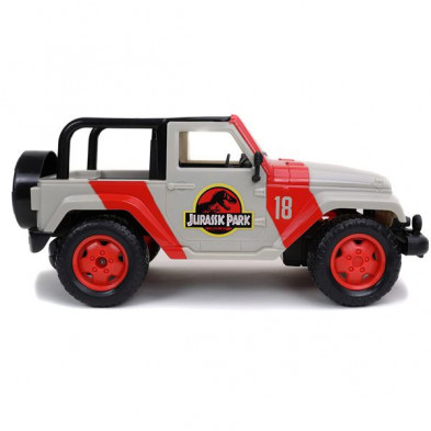 Coche radio control jurassic park jeep 1 16 hipergol