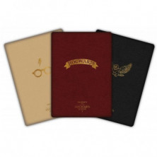 Imagen set de papelería harry potter cuadernos a6