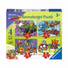 Imagen puzzle super zings set de 4 ravensburger