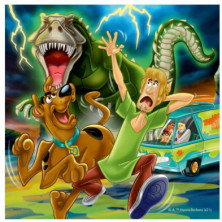 imagen 1 de puzzle scooby doo set 3 - 49 piezas ravensburger