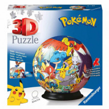 PUZZLE 3D POKEMON BALL 72 PIEZAS RAVENSBURGER