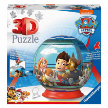 Imagen puzzle 3d paw patrol 72 piezas ravensburger