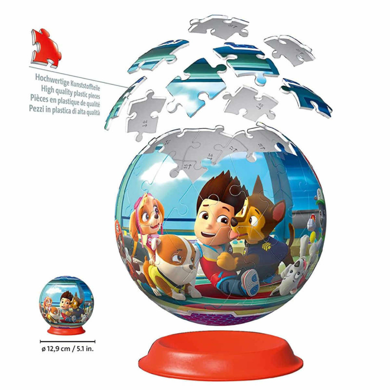 ¡Aventura 3D con la Patrulla Canina! Descubre el Puzzle 3D de Paw ...