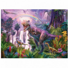 imagen 1 de puzzle país de los dinosaurios 200 piezas ravensbu