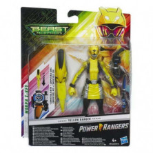 imagen 1 de figura yellow ranger power rangers hasbro
