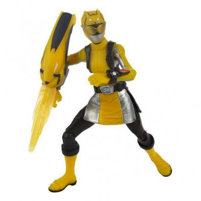 imagen 2 de figura yellow ranger power rangers hasbro