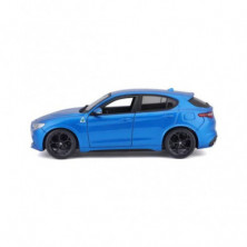 imagen 1 de coche alfa romeo stelvio 1/24 burago color azul