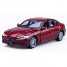 Imagen coche alfa romeo stelvio 1/24 burago color rojo