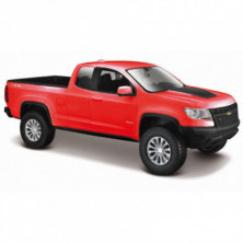 Imagen coche chevrolet colorado 1/24 maisto color rojo