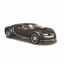 Imagen coche bugatti 1/24 maisto color gris