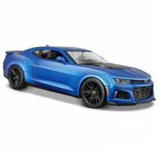 Imagen coche chevrolet camaro zl1 1/24 maisto color azul