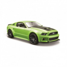 Imagen coche ford mustang 2015 1/24 maisto color verde