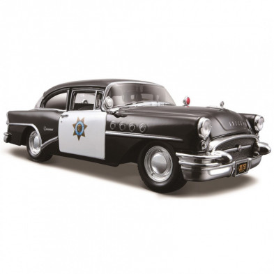 Imagen coche buick tm 1955 1/24 maisto color negro