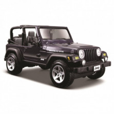 COCHE JEEP WRANGLER RUB 1/24 MAISTO COLOR AZUL