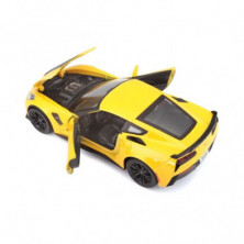 imagen 4 de coche corvette 2015 1/24 maisto color amarillo