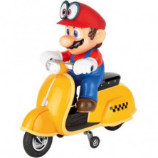 COCHE R/C SUPER MARIO ODYSSEY MARIO SCOOTER 1/18