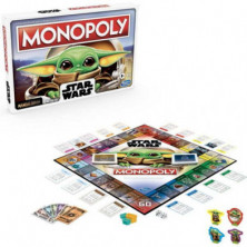 imagen 3 de juego monopoly the mandalorian hasbro star wars