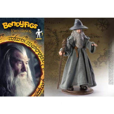 imagen 1 de figura gandalf el señor de los anillos bendyfigs