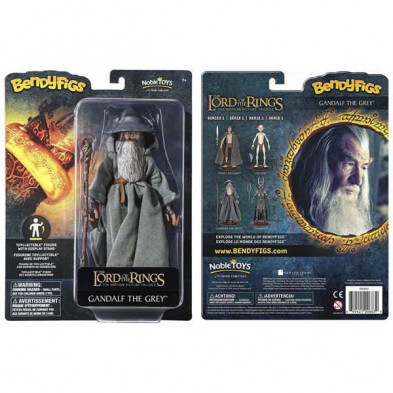 imagen 2 de figura gandalf el señor de los anillos bendyfigs
