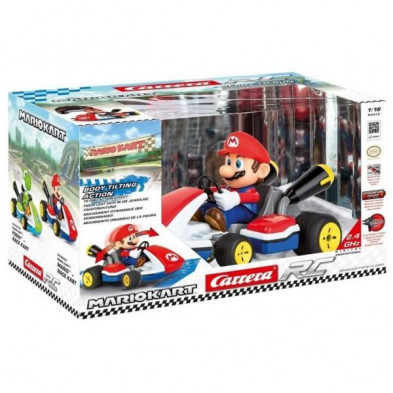 imagen 1 de coche r/c mario kart coche de carreras mario 1/16