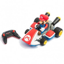 imagen 2 de coche r/c mario kart coche de carreras mario 1/16