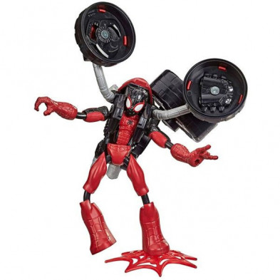 imagen 1 de figura spiderman bend and flex rider hasbro
