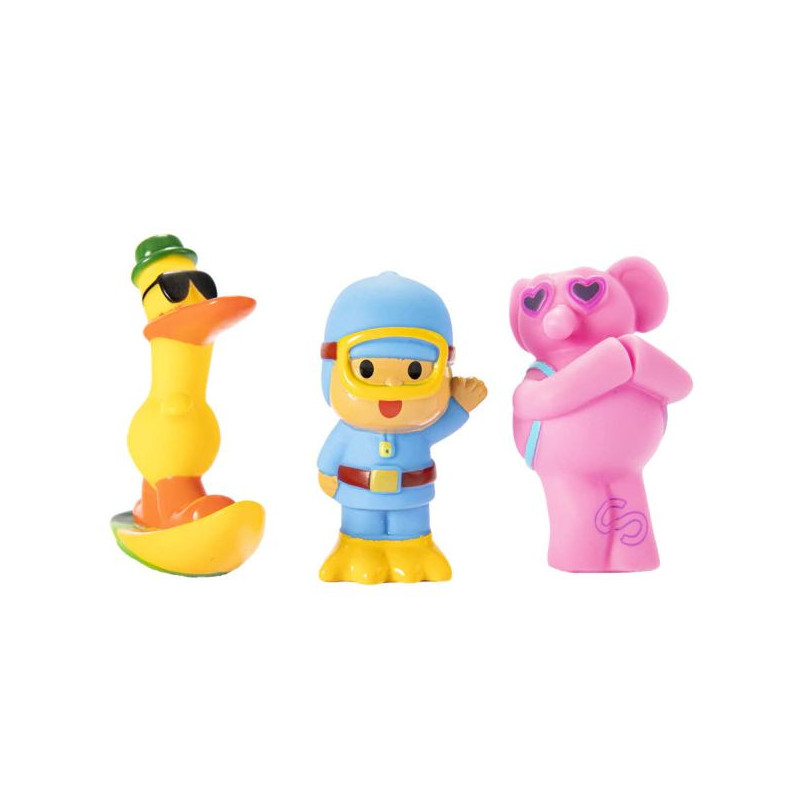 Imagen pack 3 figuras al agua con pocoyó