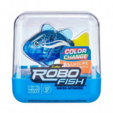 Imagen pez robótico robofish azul