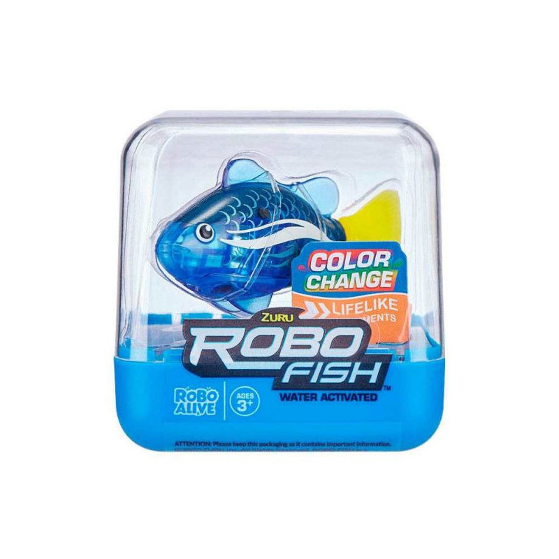 Imagen pez robótico robofish azul