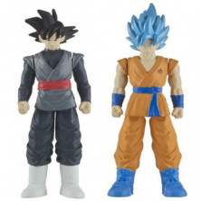 FIGURA DE COMBATE FINAL DE GOKU SUPER SAIYAN AZUL Y BLACK GOKU DE DRAGON BALL DE BANDAI