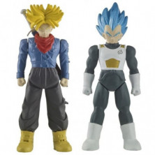 FIGURAS DE COMBATE FINAL VEGETA SUPER SAIYAN AZUL Y TRUNKS DE DRAGON BALL DE BANDAI