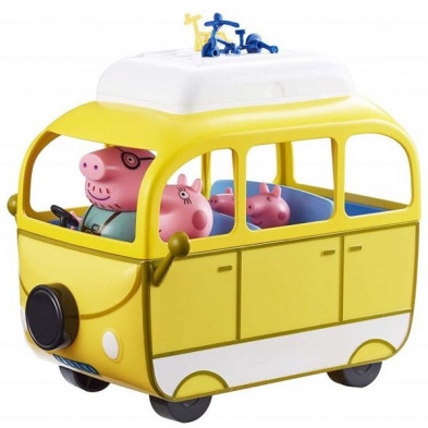 imagen 1 de autocaravana con 4 figuras peppa pig