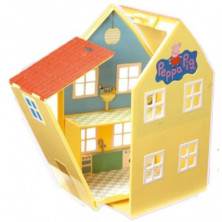 imagen 1 de casa con 2 figuras y accesorios peppa pig