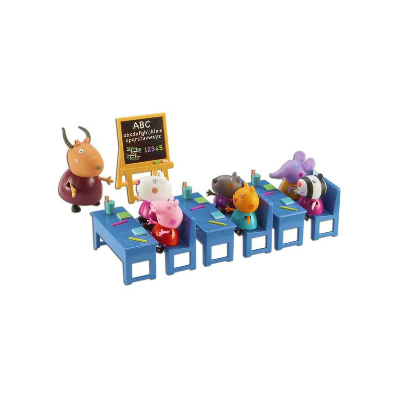 Playset colegio con figuras peppa pig