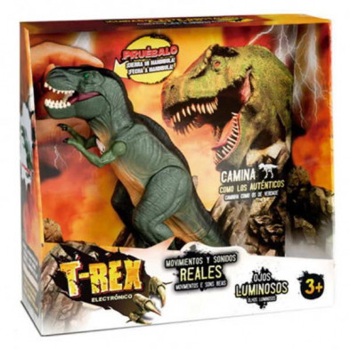 imagen 1 de dinosaurio t rex electronico wild predators