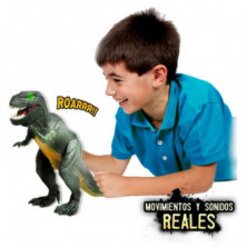 imagen 2 de dinosaurio t rex electronico wild predators