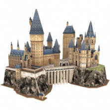 imagen 1 de puzzle 3d harry potter castillo de hogwarts