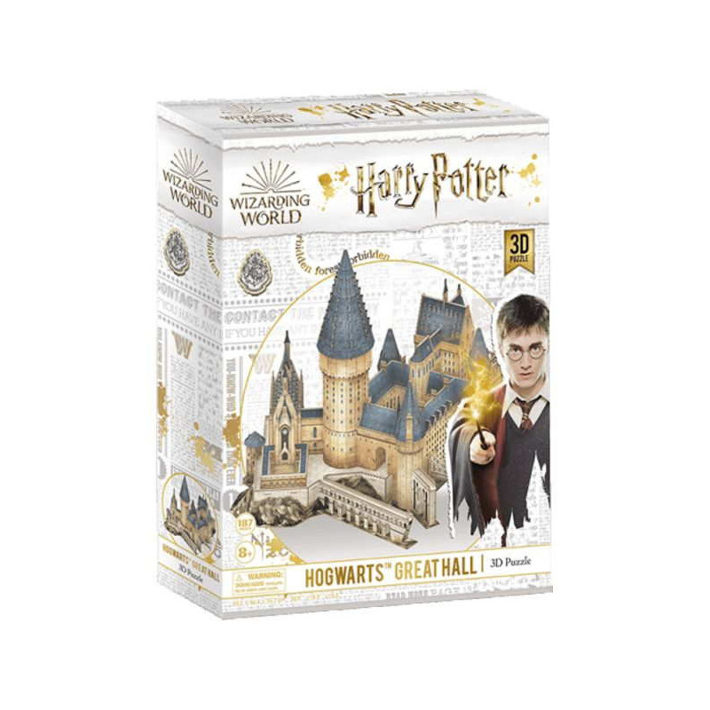 Imagen puzzle 3d gran salon de hogwarts harry potter