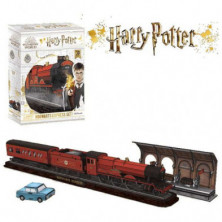 imagen 2 de puzzle 3d expreso de hogwarts harry potter
